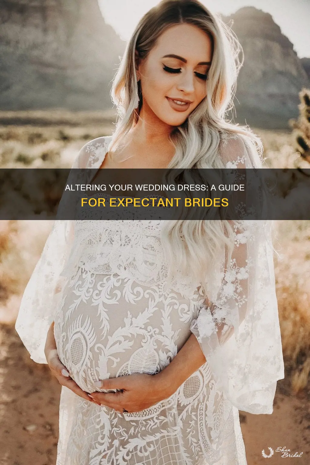 how to alter a wedding dress for pregnancy