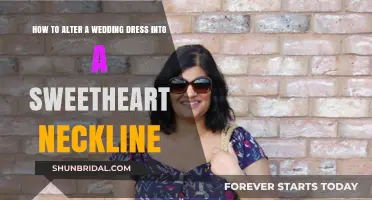 Transforming Your Wedding Dress: Sweetheart Neckline Magic