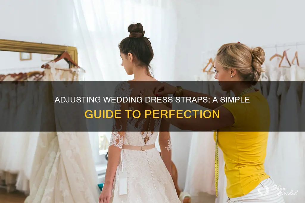 how to alter straps on a wedding dress