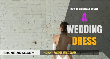 The American Way to Bustle a Wedding Dress