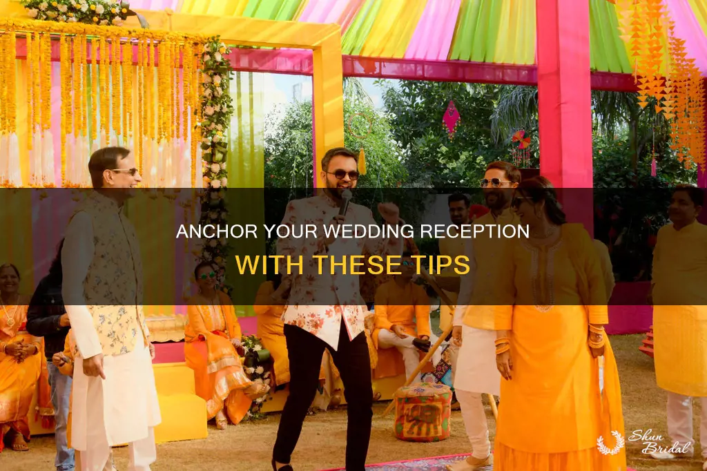 how to anchor a wedding reception