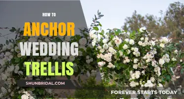 Secure Your Dream Wedding: A Guide to Anchoring a Trellis