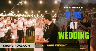 Adult-Only Wedding Etiquette: Gracefully Announcing a Child-Free Celebration