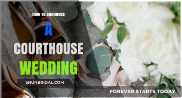 Simple Steps to Announce Your Courthouse Wedding with Style