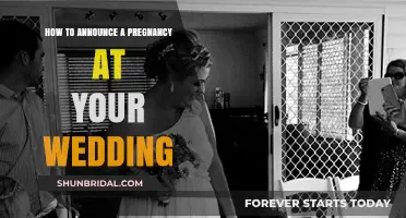 Saying 'I Do' and 'We're Expecting': Creative Wedding Pregnancy Announcements