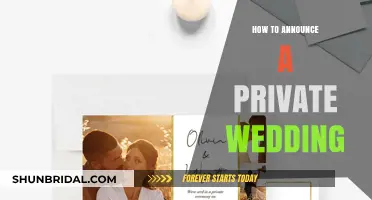 Intimate Celebrations: Crafting a Private Wedding Announcement with Grace