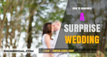 Surprise Wedding Secrets: How to Plan and Announce Your Big Day