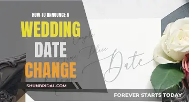 Adjusting the Timeline: Navigating Wedding Date Change Announcements