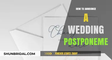Gracefully Navigating Change: How to Announce Your Wedding Postponement