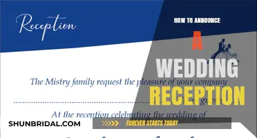 Announcing Your Wedding Reception with Style