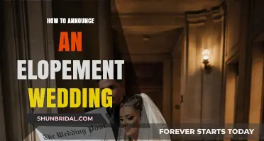 Announcing Your Elopement: Creative Ways to Share Your Surprise Wedding