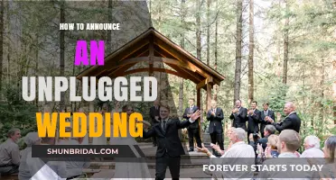 Unplugged Wedding Announcement: Tips for a Tech-Free Celebration
