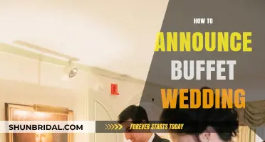 Elegant Buffet Wedding Announcement Tips for a Memorable Celebration