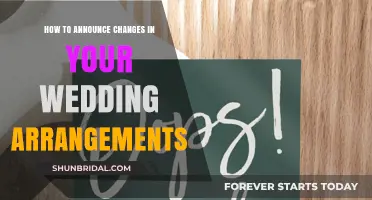 Gracefully Navigating Wedding Changes: Tips for Announcing Plan Updates