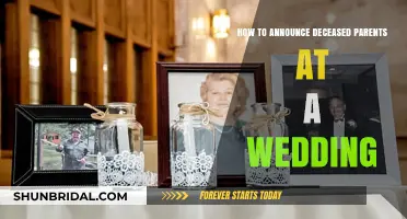 Honoring Deceased Parents: Thoughtful Ways to Include Them in Your Wedding