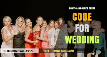 Announcing Your Wedding Dress Code: A Guide