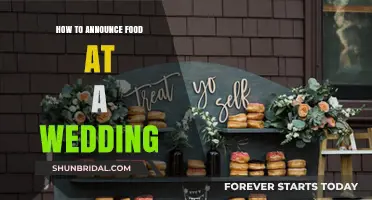 Elegant Ways to Announce Wedding Food: Tips for a Seamless Celebration