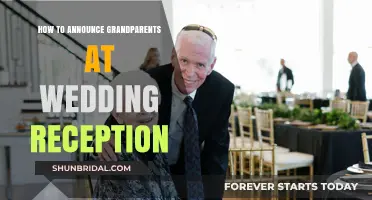 Announcing Grandparents at Your Wedding Reception: Creative Ways