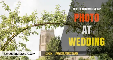 Capturing Wedding Bliss: Announcing Group Photos