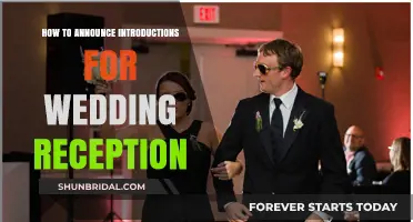 Announcing Introductions: Wedding Reception Edition