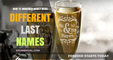 Celebrating Newlyweds: Creative Ways to Announce Different Last Names