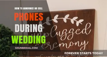 Unplugged Wedding Bliss: How to Announce a Cell Phone-Free Celebration