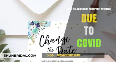 Postponing Your Wedding Due to COVID: A Guide to Announcing Gracefully