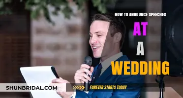 Mastering the Art of Wedding Speeches: A Guide to Perfect Announcements
