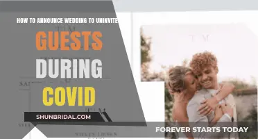 Thoughtful Ways to Share Wedding News with Uninvited Guests During COVID