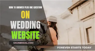 Answering Wedding Website Queries: A Guide for Couples