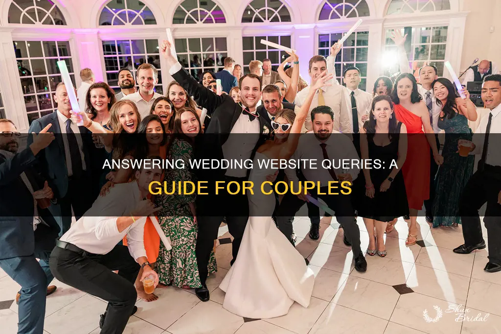 how to answer plus one question on wedding website