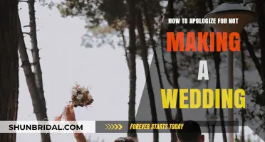 Graceful Apology Guide: Missing a Wedding with Sincerity and Respect