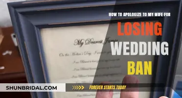 How to Apologize to My Wife for Losing Our Wedding Band
