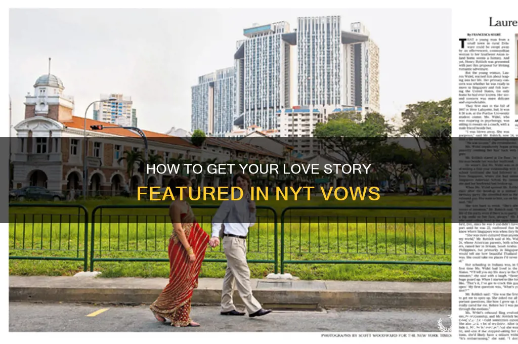 how to appear in new york times vows