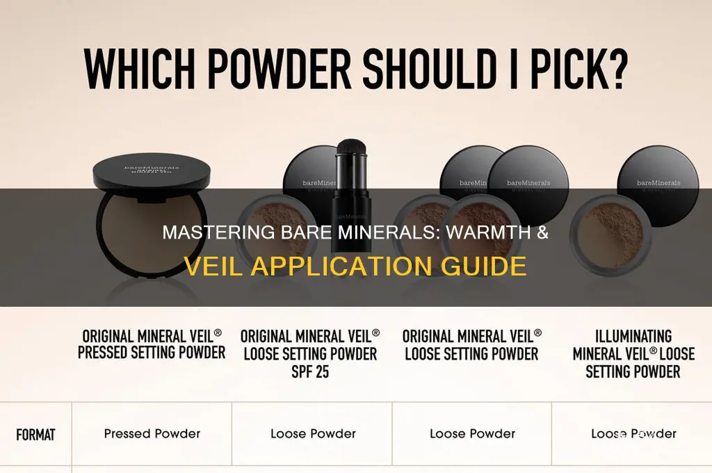 how to apply bare minerals warmth and mineral veil