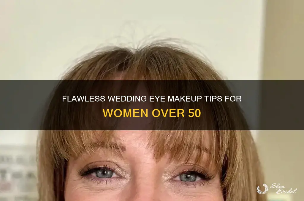 how to apply eye makeup over 50 for a wedding