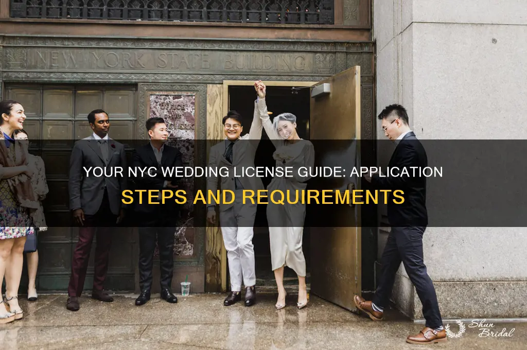 how to apply for a wedding license in nyc