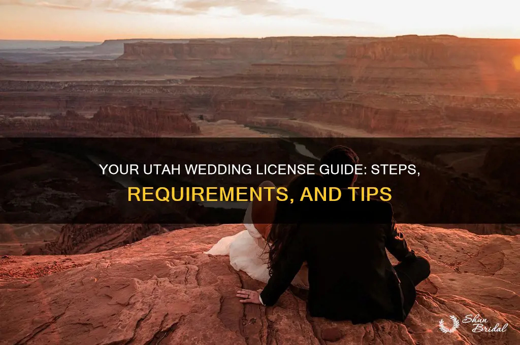 how to apply for a wedding license in Utah