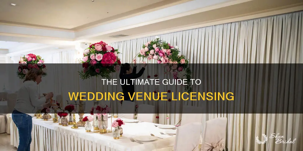 how to apply for a wedding venue license