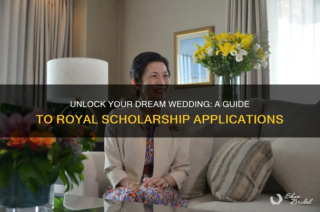 how to apply for royal wedding scholarship