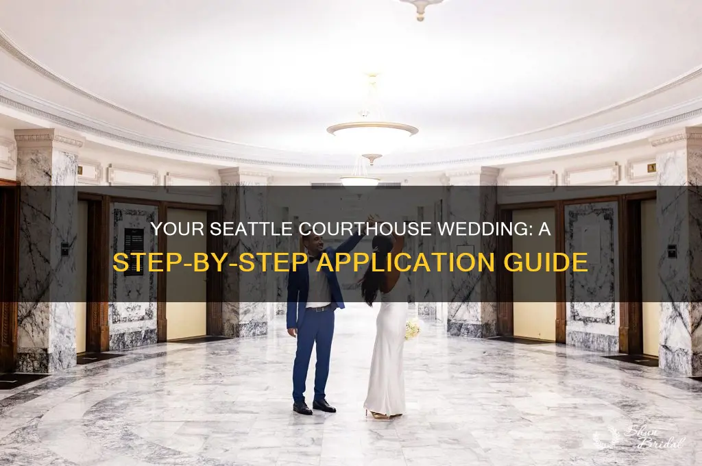 how to apply for wedding at the courthouse seattle
