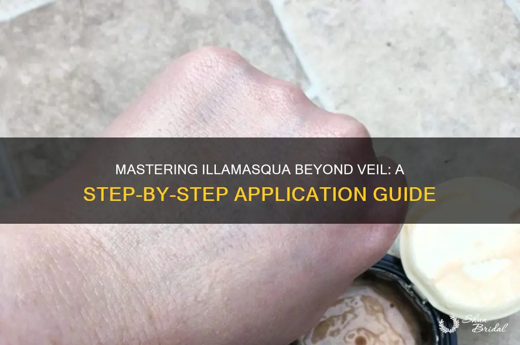 how to apply illamasqua beyond veil
