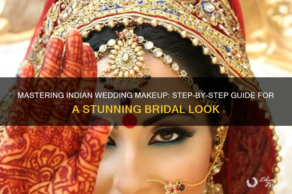 how to apply indian wedding makeup