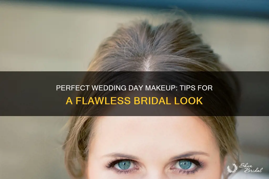 how to apply makeup for your wedding day