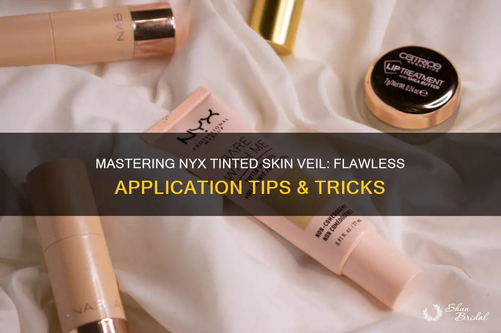 how to apply nyx tinted skin veil