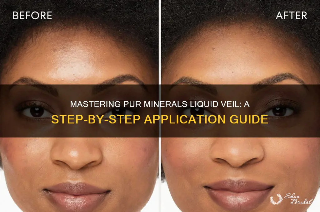 how to apply pur minerals liquid veil