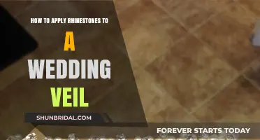 Sparkling Veil DIY: Applying Rhinestones for a Wedding Veil