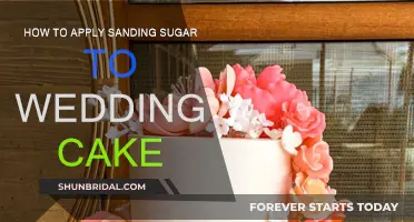 Applying Sanding Sugar to Wedding Cakes: A Step-by-Step Guide