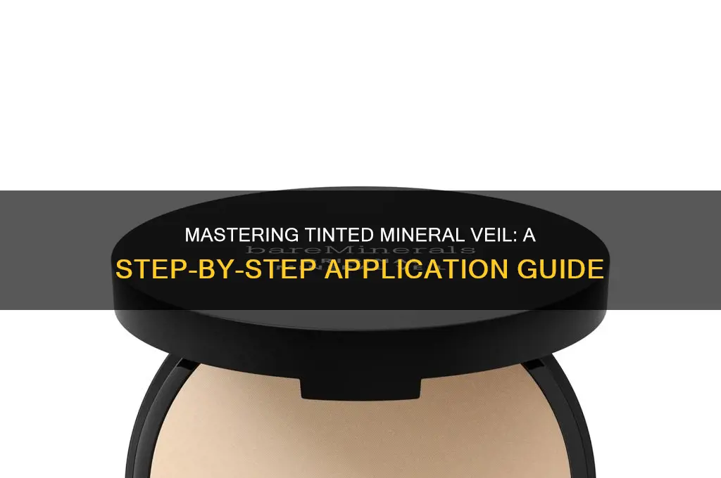 how to apply tinted mineral veil