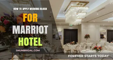 How to Secure a Wedding Room Block at Marriott Hotels